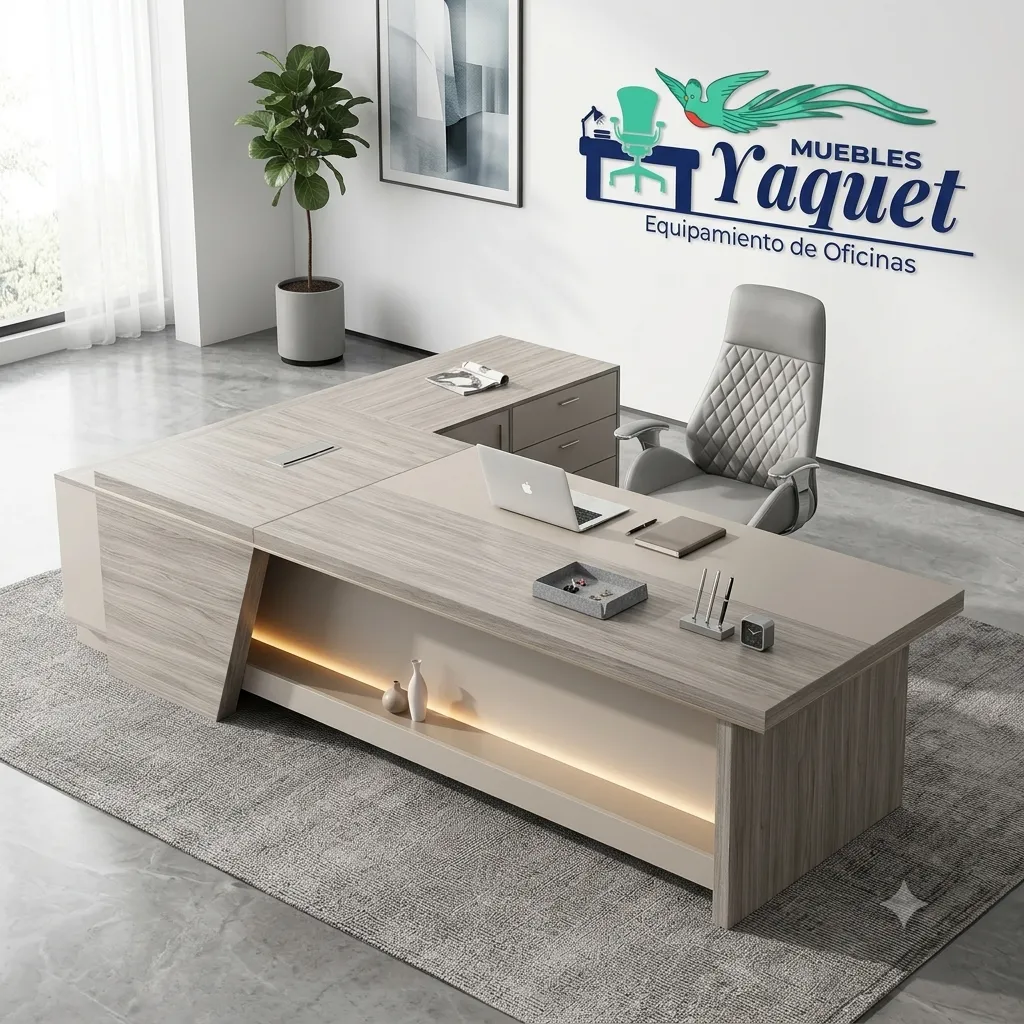 Escritorio Gerencial YE-001 ceniza+taupe.webp