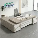 Escritorio Gerencial YE-002 blanco+ceniza.webp