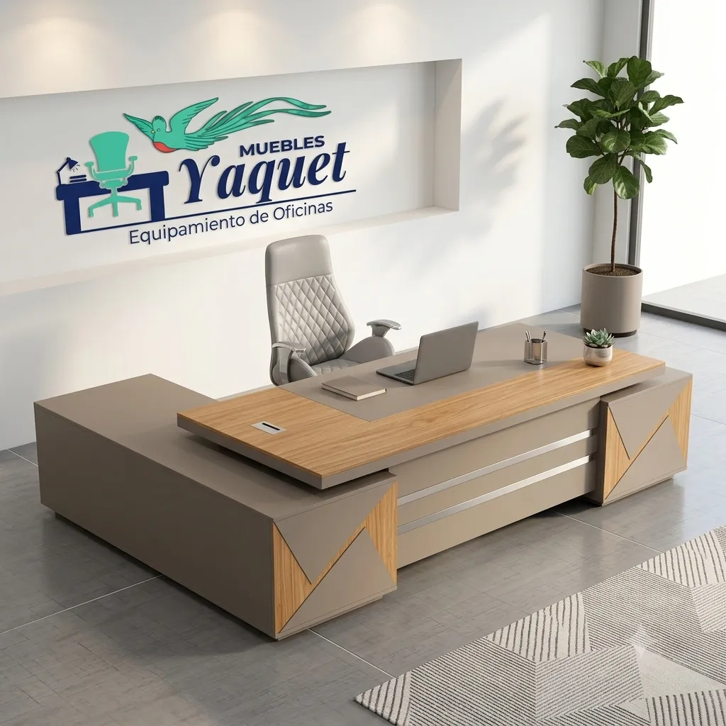 Escritorio Gerencial YE-002 panela+taupe.webp