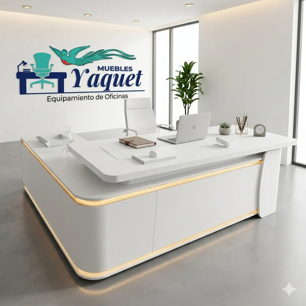 Escritorio Gerencial YE-015 blanco.webp