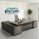 Escritorio Gerencial YE-017 roble gris+taupe.webp