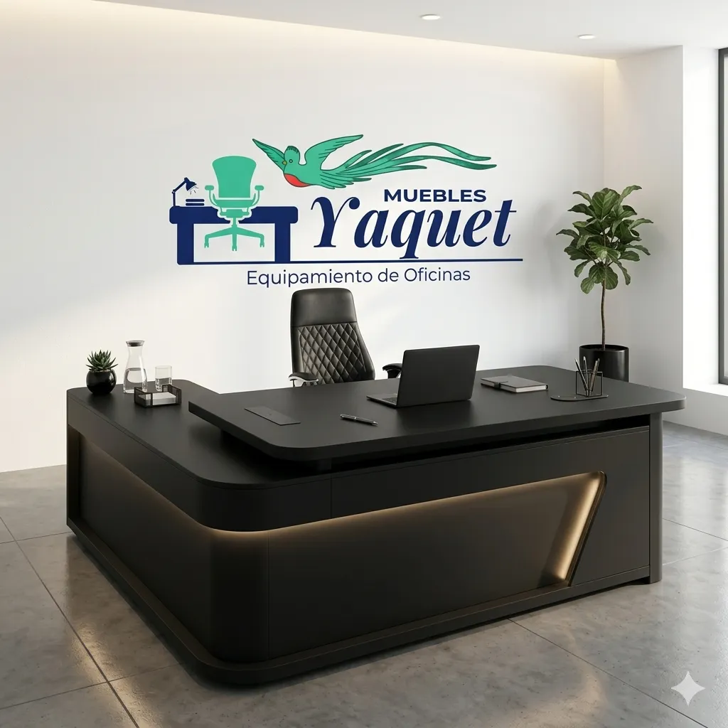 Escritorio Gerencial YE-019 negro.webp