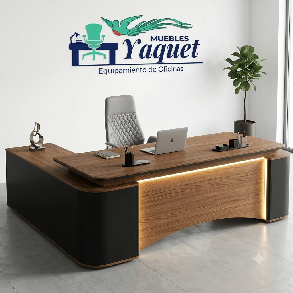 Escritorio Gerencial YE-020 chiavenna+negro.webp