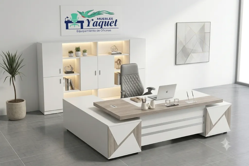 Oficina Gerencial YOF-002 blanco+ceniza.webp