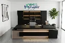 Oficina Gerencial YOF-011 negro+taupe.webp