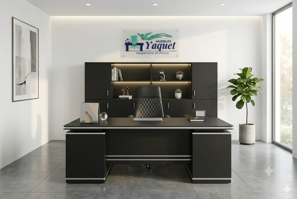 Oficina Gerencial YOF-013 negro.webp