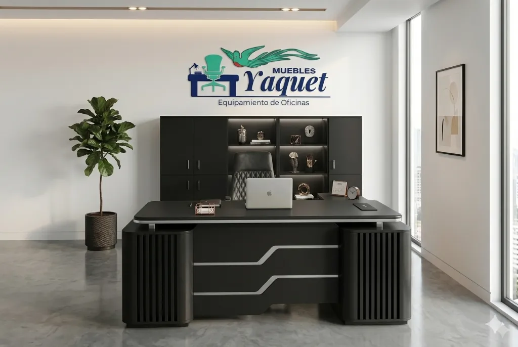 Oficina Gerencial YOF-016 negro.webp