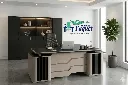Oficina Gerencial YOF-016 negro+taupe.webp