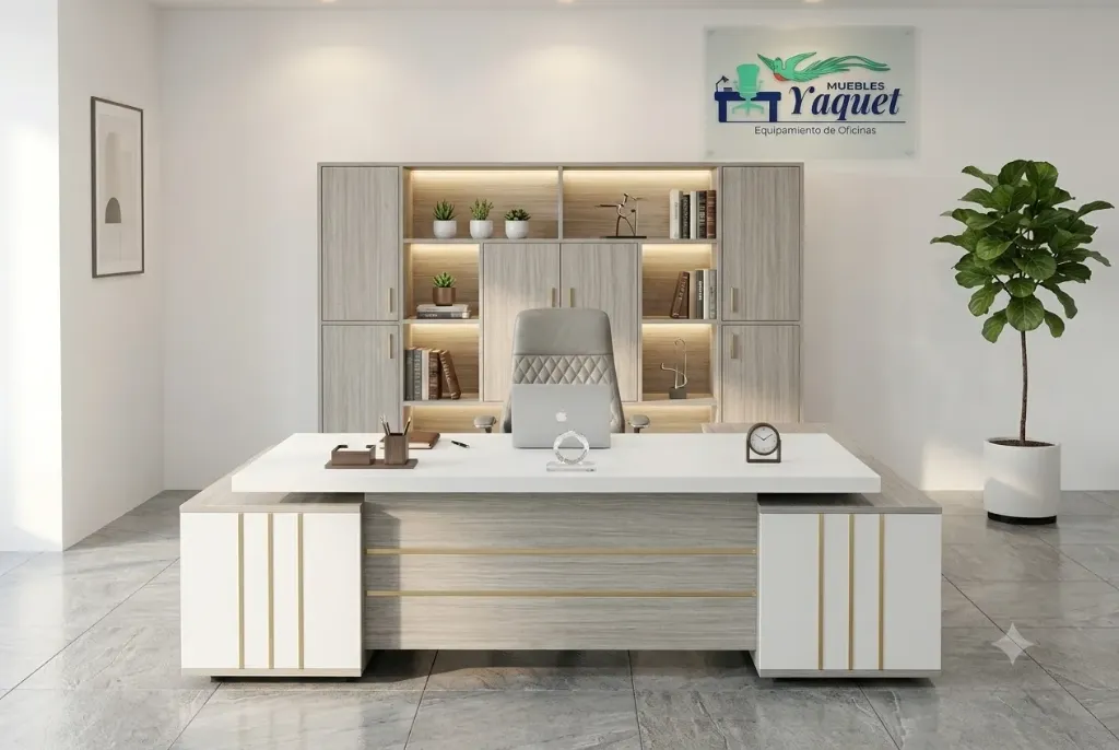 Oficina Gerencial YOF-017 ceniza+blanco.webp