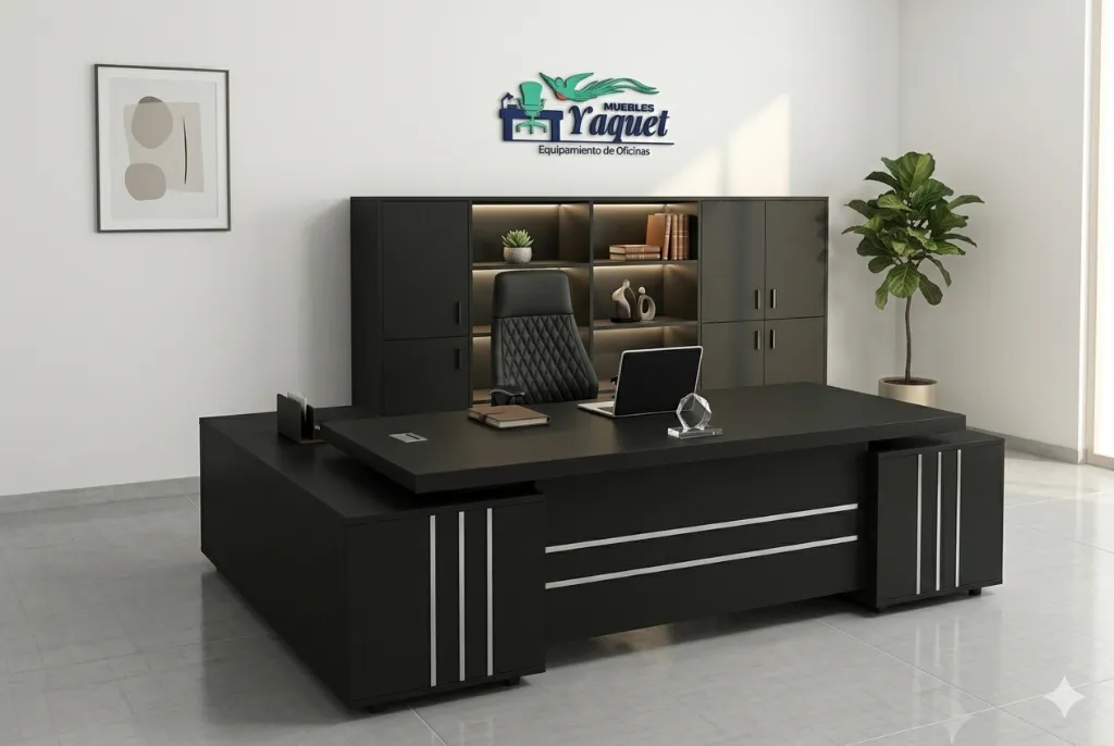 Oficina Gerencial YOF-017 negro.webp