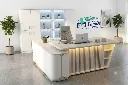 Oficina Gerencial YOF-018 castaña lineal+blanco.webp
