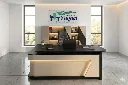 Oficina Gerencial YOF-019 negro+taupe.webp