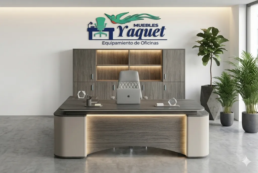 Oficina Gerencial YOF-020 roble gris+taupe.webp