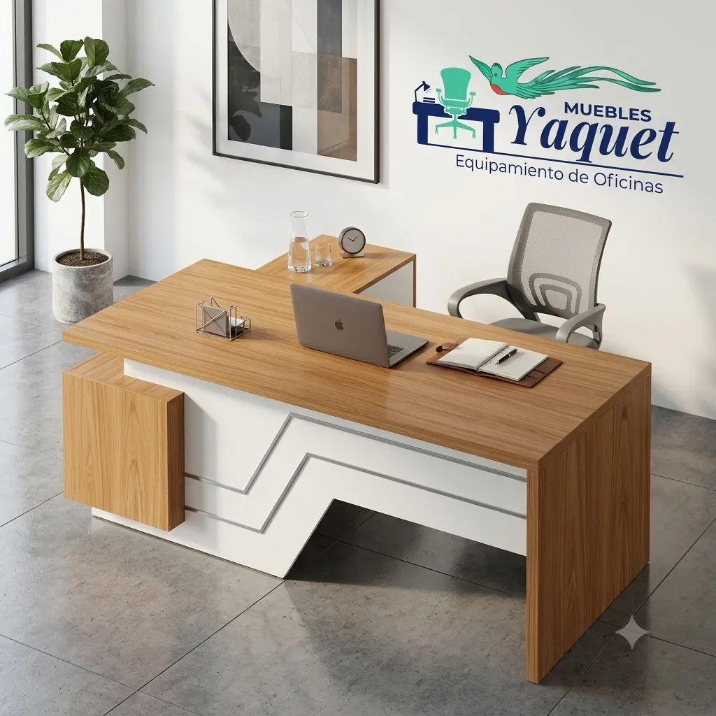 Escritorio Ejutivo YJ-001 panela+blanco.webp