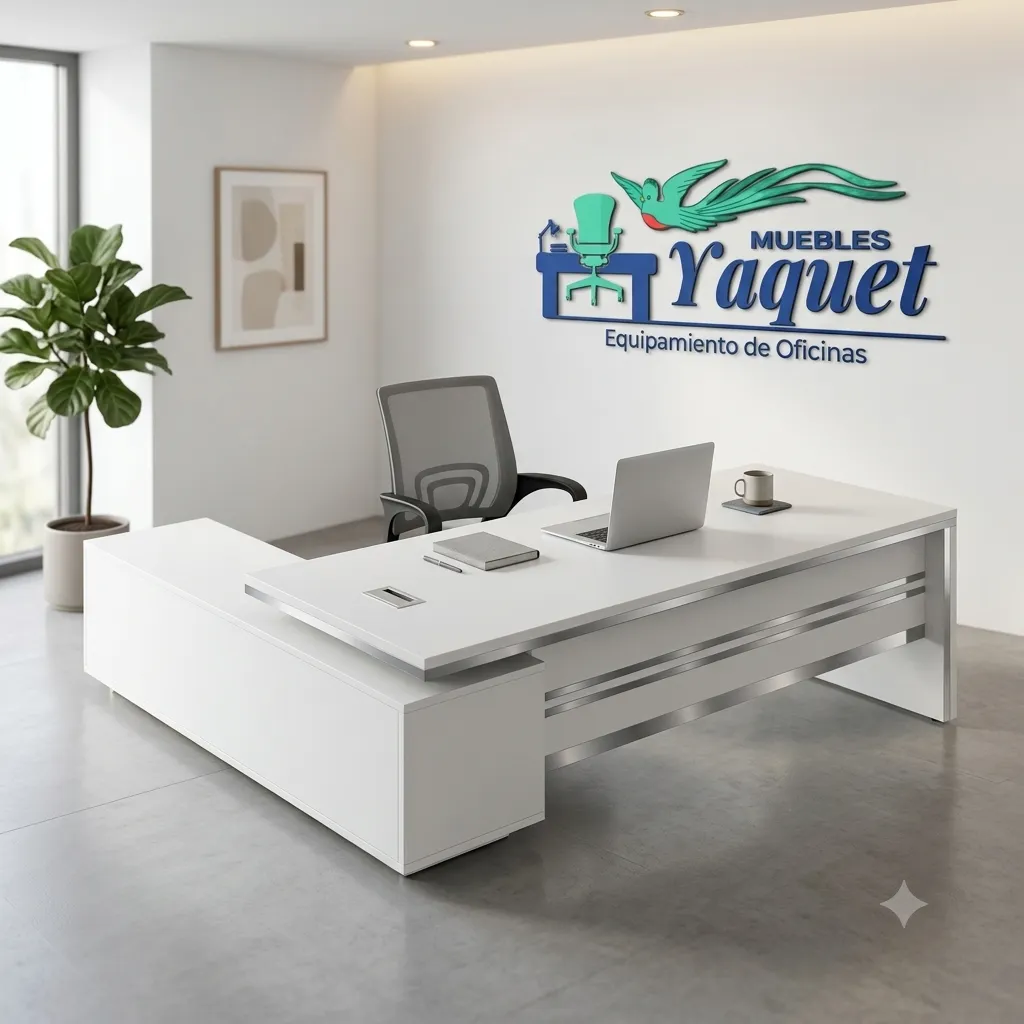Escritorio Ejecutivo YJ-002 blanco.webp