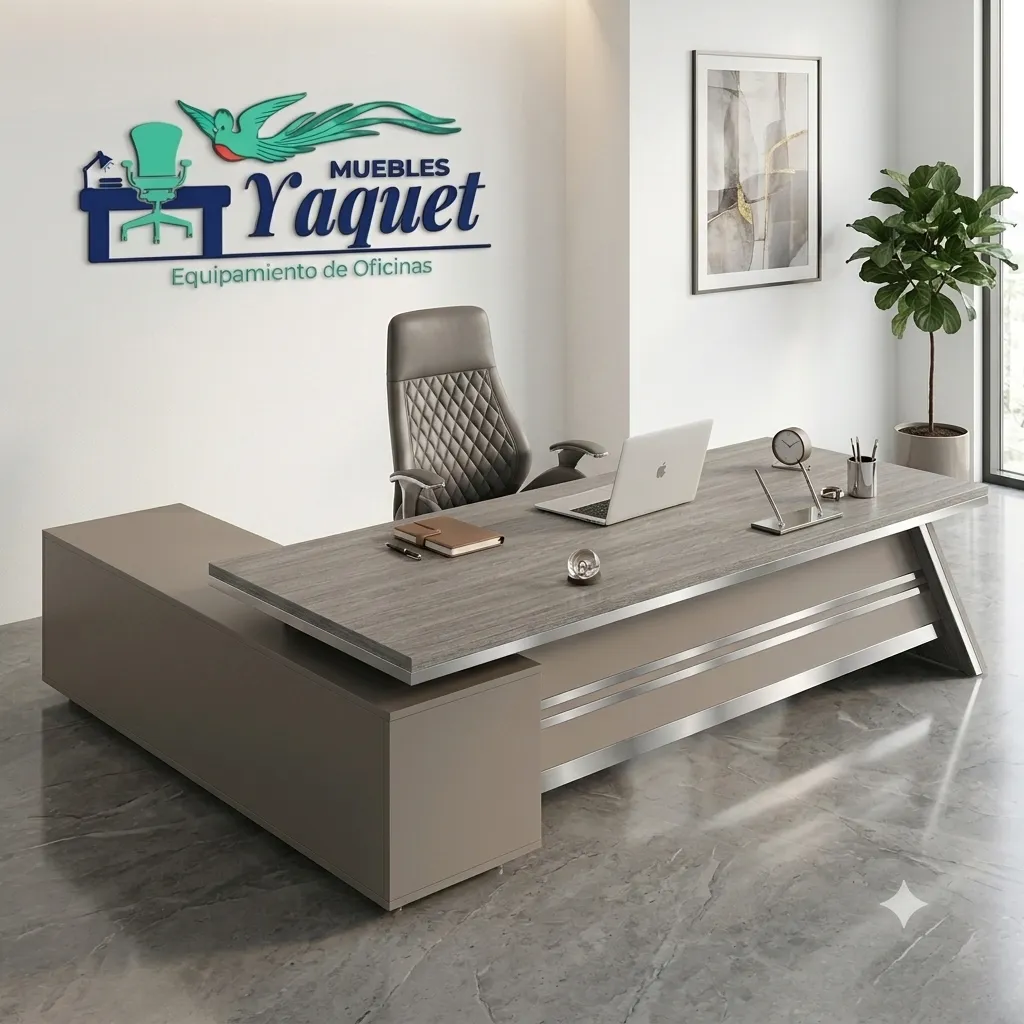 Escritorio Ejecutivos YJ-003 taupe+ceniza.webp