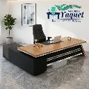 Escritorio Ejecutivos YJ-003 negro+panela.webp