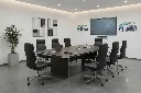 Mesa de reuniones YM-002 wengue 8 personas.webp