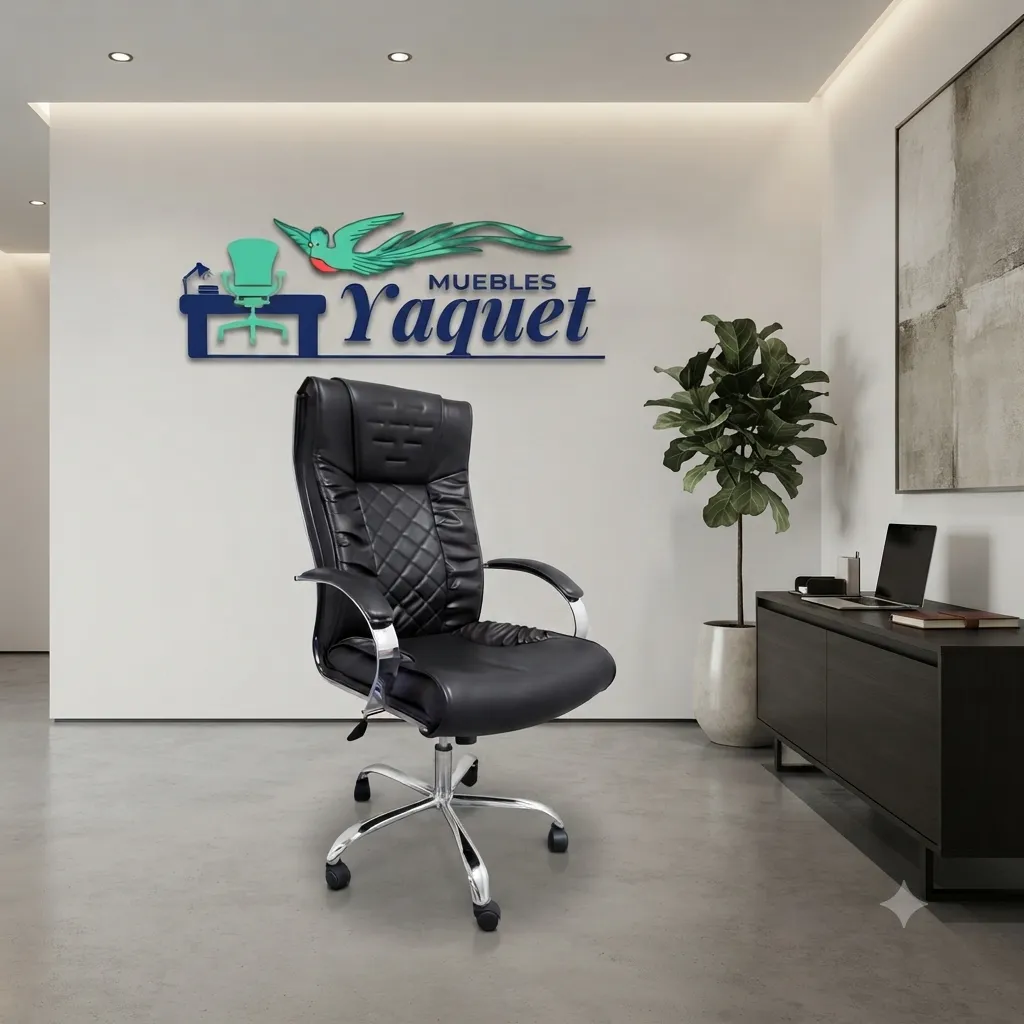 Sillon Gerencial YS-009 negro.webp