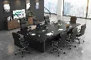 Mesa de Reuniones YM-003 wengue 8 personas.webp