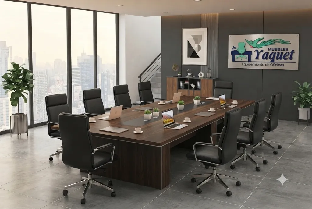 Mesa de Reuniones YM-003 fume 10 personas.webp