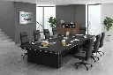 Mesa de reuniones YM-003 wengue 10 personas.webp