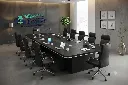 Mesa de Reuniones YM-004 wengue 12 personas.webp