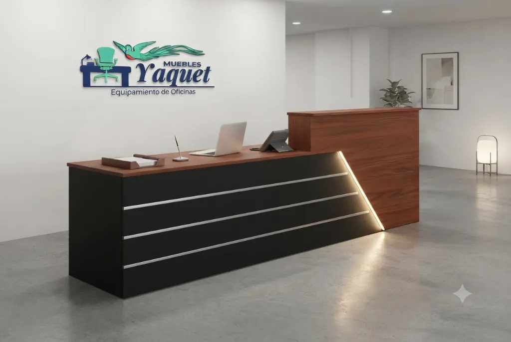 Counter YM-007 negro+sapelli.webp