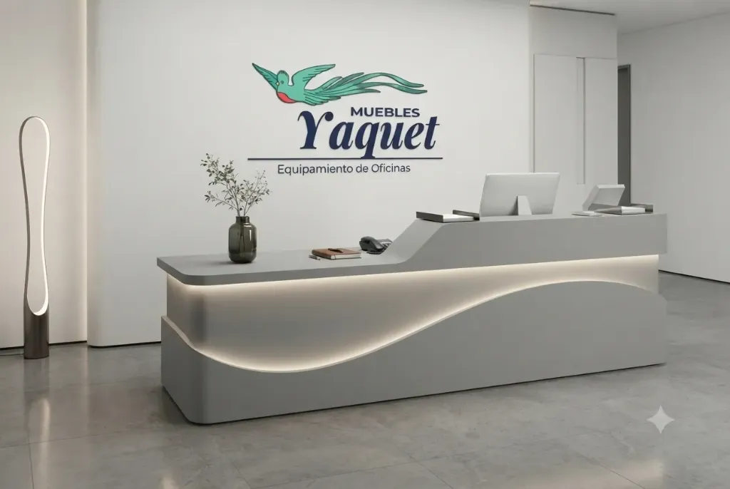Counter de Recepción YC-002 (Gris Grafito)