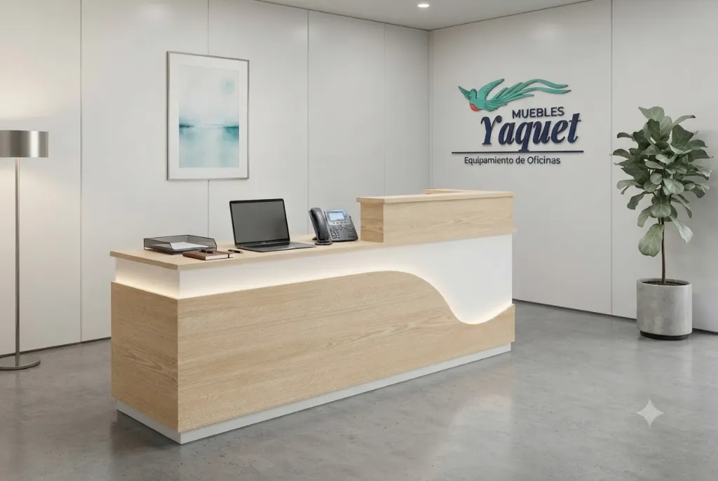 Counter de Recepción YC-010 (Panela + blanco)