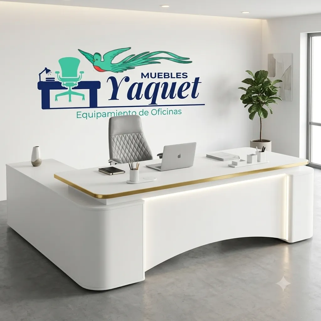 Escritorio Gerencial YE-020 (Blanco)