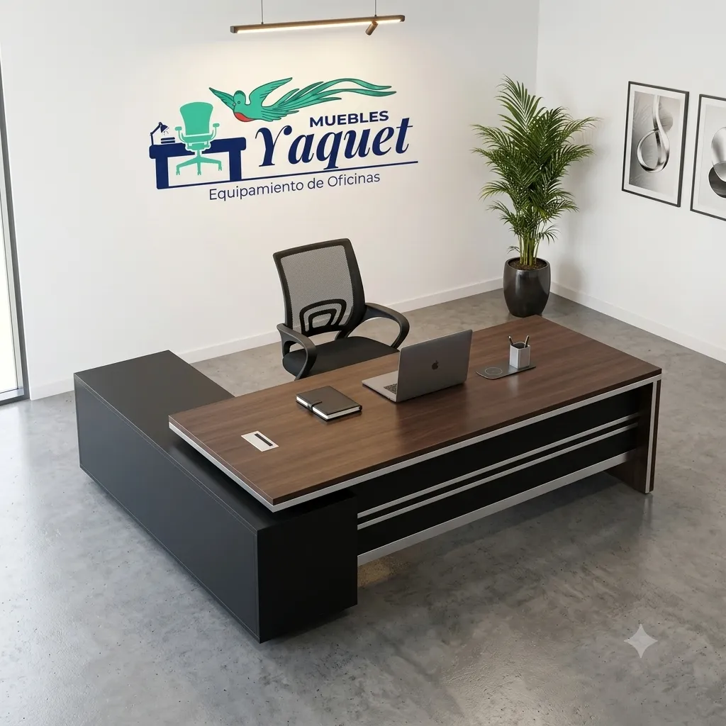 Escritorio Ejecutivo YJ-002 (Catania + negro)