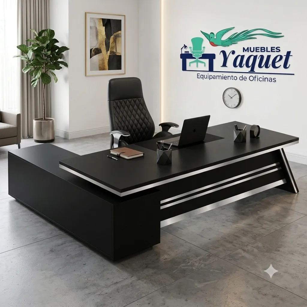 Escritorio Ejecutivo YJ-003 (Negro)